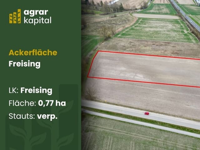 AgrarKapital: Landwirtschaftliche Fläche in Freising/Attaching 0,77 ha